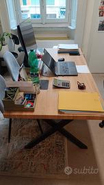 Tavolo da pranzo in rovere 160x80 cm – 6 posti