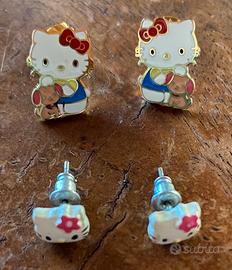 Orecchini hello kitty
