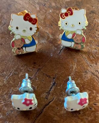 Orecchini hello kitty