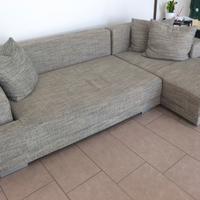 Divano Grigio estendibile