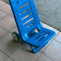 sedia /trasportino da spiaggia 