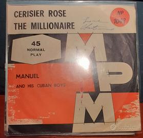 7" 45 GIRI - MANUEL & CUBAN BOYS - CERISIER ROSE