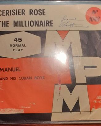 7" 45 GIRI - MANUEL & CUBAN BOYS - CERISIER ROSE