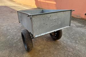 Carrello rimorchio agricolo motozappa