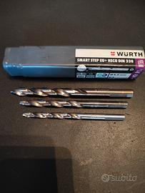 set 3 punte smart step elicoidali würth 