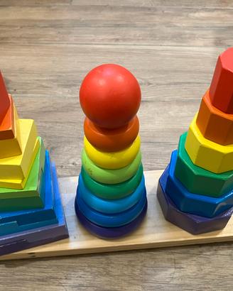 Gioco impilabile in legno
