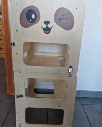 Torre montessori  in legno, passeggino Chicco