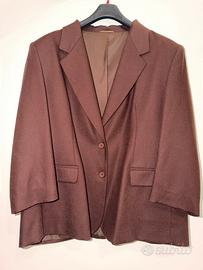 Tailleur donna in pura lana vergine color marrone