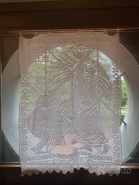 Tendine filet cotone bianco