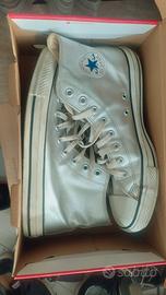 Converse argentate nuove taglia 44 Abbigliamento e Accessori In vendita a Roma