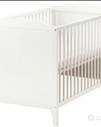 Lettino Ikea Hensvik completo di materasso