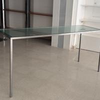 Scrivania Tavolo Lavoro Studio Design Vetro
