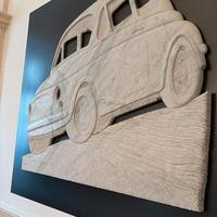 Scultura in Marmo Fiat 500