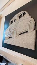 Scultura in Marmo Fiat 500
