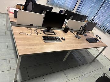 Scrivania operativa Quadrifoglio 4 posti