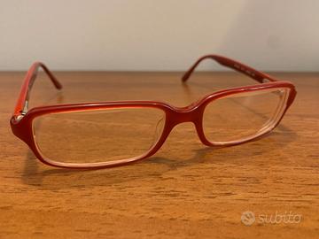 Montatura per occhiali da vista “RAY BAN” rosso