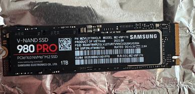 NVMe SSD Samsung 980 Pro 1Tb ORIGINALE