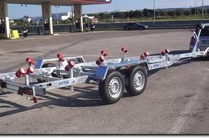 Carrello per barca MTA 26 Q.li 2.600Kg Doppio Asse