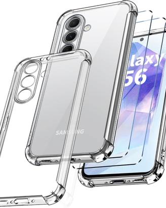 Cover per Samsung Galaxy A56 5G + 2 Vetrini