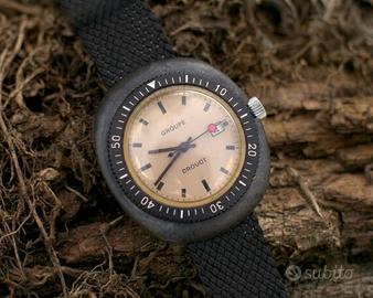 Orologio diver Groupe Drouot vintage uomo