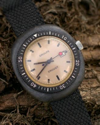 Orologio diver Groupe Drouot vintage uomo