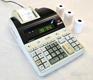 OLIVETTI LOGOS 814T TERMICA CALCOLATRICE PRO+CARTA