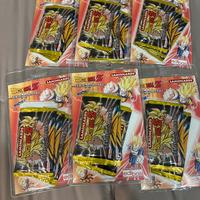 Blister di bustine dragon ball z serie x metal