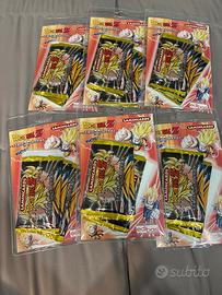 Blister di bustine dragon ball z serie x metal