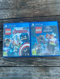 LEGO AVENGERS & LEGO JURASSIC WORLD PS4