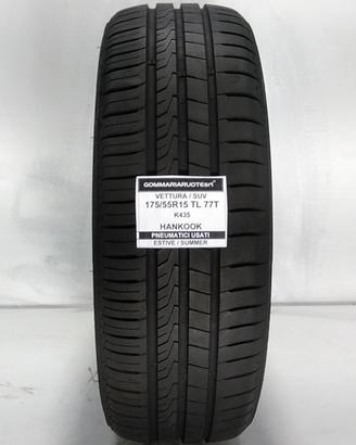 1 PNEUMATICO USATO 175/55R15 77T K435 HANKOOK GOMM