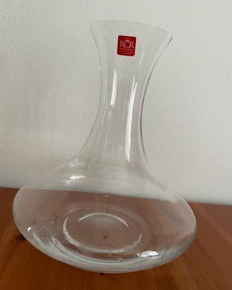 Decanter marca RCR Cristalleria Italiana