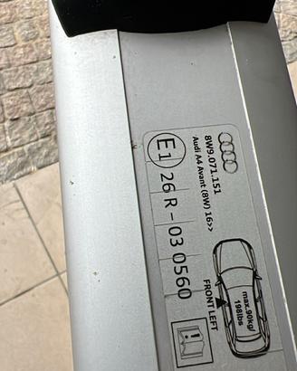 Barre porta tutto audi a4 avant