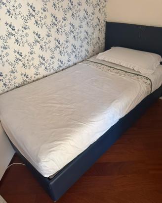 Letto una piazza e mezza con materasso 110*200