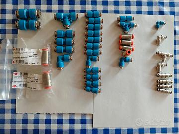 36 raccordi rapidi automatici pneumatici