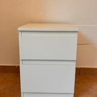 Comodino IKEA Kullen bianco