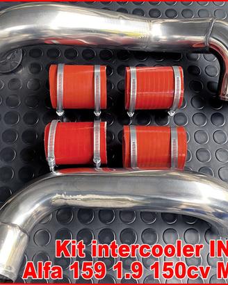 Tubi inox intercooler alfa 159 1.9 jtdm t21
