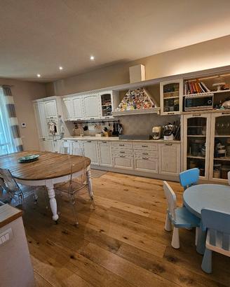 TOP! Cucina in legno bianco decapè SCOMPONIBILE