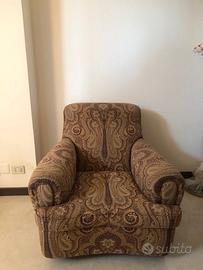Poltrone vintage in tessuto