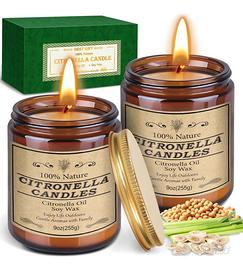 Candele alla citronella