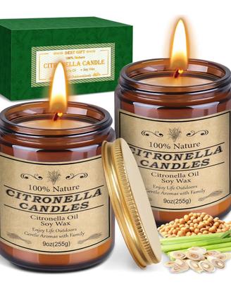 Candele alla citronella