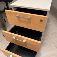 Cassettiera da ufficio 3 cassetti – lotto 2 pezzi