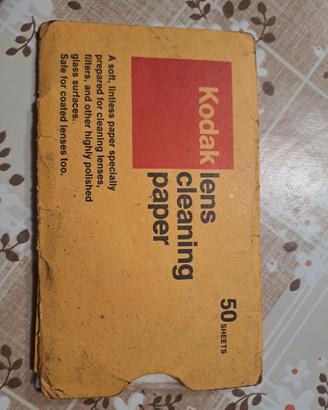 Fogli Kodak per pulizia lenti