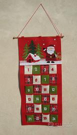 Calendario dell'Avvento Natalizio, vintage