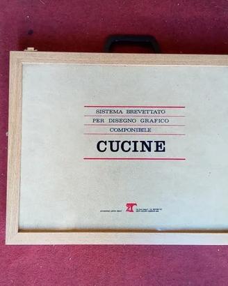 Valigetta per disegno grafico componibile cucine