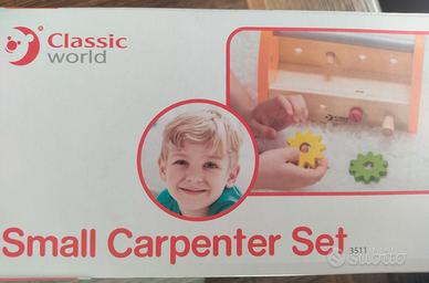 Set piccolo carpentiere legno nuovo