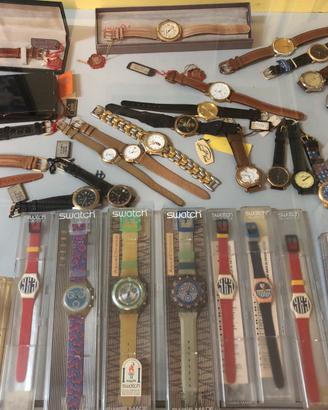Lotto Orologi vari collezione swatch e altro