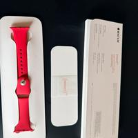 Cinturino originale apple watch 9 rosso nuovo