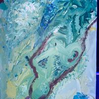 Dipinto impressionista olio su tela 40x30 Ryu