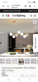 lampadario moderno 8  luci