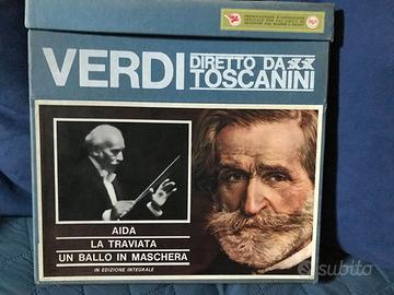 Cofanetto con LP di 3 opere di Giuseppe Verdi